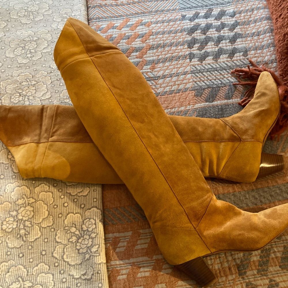 Ba&sh knee high two tones suede boots - Picture 14 of 16